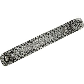Metalic Incense Holder (Flat Rectangle Silver)