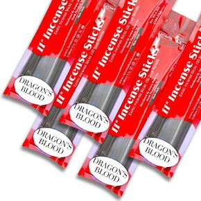 Aroma Depot Dragon's Blood Most Exotic 11'' Incense Sticks. 500 Pack Bulk Wholesale, Each Natural Stick Burns for 45 mins to 1 Hour Each. Long Lasting. …