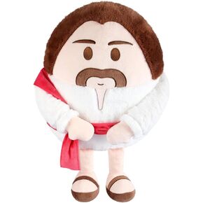 14 Inches Jesus Plush Doll, Jesus Christ Stuffed Plush Pillow, Cute Pillows for Squish, Jesus Pillow Plush Christian Toys, Classic Religious Savior Jesus Plushie Christian Gifts for Kids