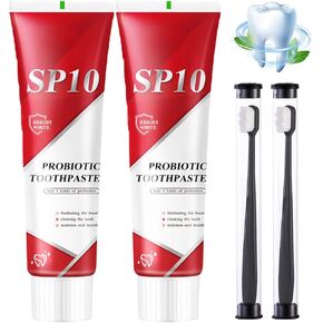 Sp10 Probiotic Toothpaste, Sp 10 Probiotic Toothpaste Whitening, Sp 10 Pasta Dental, Sp-10 Ultra Whitening Toothpaste (2)