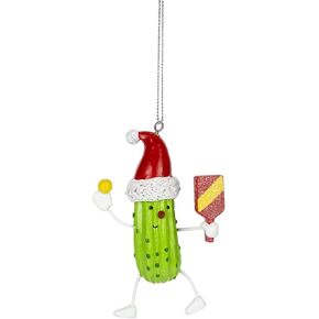 Ganz Pickle Ornament, Resin, 2.88 Inches Width, 4 Inches Height, Multicolor