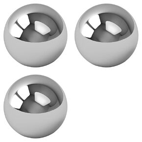 3 Mouse Trap Replacement Metal Steel Balls/Milton Bradley