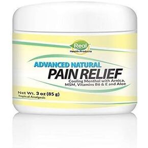 Natural Pain Relief Cream with Arnica. Fast Acting and Soothing Relief for Muscle Aches, Joint Pain, Pain in Feet, Hands and Legs. 3oz