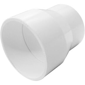 YSIL 10 Pcs 3/4" x 1/2" PVC Reducer Coupling Adapter Socket x Socket Pipe Fittings,Schedule 40 PVC DWV Pipe Slip Socket Connectors for House & Industrial Plumbing PIPE Connection,White