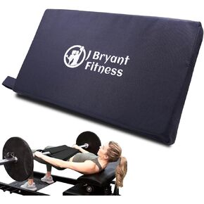 J Bryant Square Hip Thrust Pad – Extra Thick Foam Cushion for Barbell Weightlifting, Ideal for Hip Thrusts and Glute Bridges, Premium Home Gym Equipment