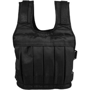 Weight vest, 50 kg high performance exercise Weighted vest Strength training vest Black oxford cloth for weight loss Staying healthy