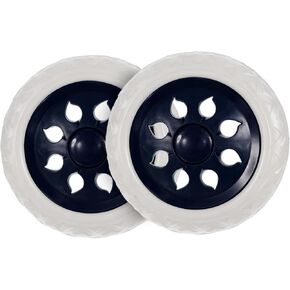2pcs Shopping Cart Wheels Trash Can Dolly Wheel Caster Wheels Wheelchair Wheels Grocery Cart Wheels Market Basket Wheel Storage Bin Wheels Cart Caster Trolley Plastic Stroller