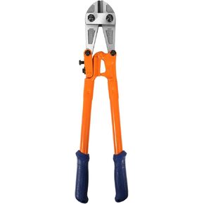 Heavy-Duty Medium Size Bolt Cutter 18" for Cutting Fence, Steel Wire, Chain, Screws, Rivet, and Medium Padlock, with Soft Grip Rubber Ergonomic Handle Cutters