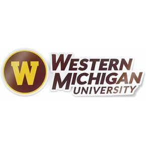Officially Licensed Script Style Collegiate Car Decals and Bumper Stickers (Western Michigan University)