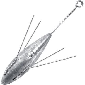 Dr.Fish 2 حزمة سبوتنيك ثقالة طويلة الذيل تصفح الصيد الوزن الرصاص 3oz-6oz المياه المالحة تصفح صيد سمك السلور الشاطئ صب البحر FishingSpider ثقالة