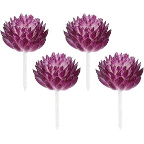 PATIKIL Mini Artificial Succulents, 4 Pack Unpotted Faux Succulent Picks Fake Succulent Plants for Home Landscape Decoration, Purple