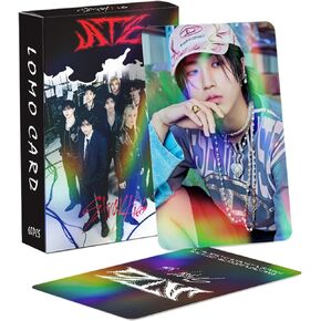KPOPBP Stray Kids Laser Photocard 60 PCS ATE Album LOMO Cards Kpop JJAM Photo Card, Gift for Fans Daugher
