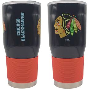 Boelter Brands Licensed NHL Alternate Color Style Stainless Steel Double Wall Vacuum Insulated Ultra 30oz Travel Tumbler (Chicago Blackhawks)