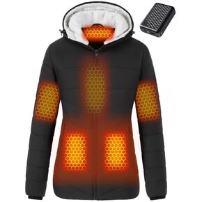 Graphene Women Heated Jacket 12V Fast Charge 18400mAh Large Capacity