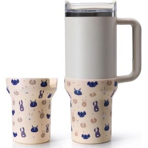 Silicone Boot for Stanley Cup 40oz, Halloween Boot Sleeve Cover Fit with Stanley H2.0 and Quencher Adventure Tumbler Accessories (Purple, 40 oz) in Saudi Arabia