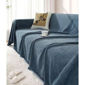 Beacon Pet Sofa Cover for Couch, Waterproof Couch Cover for 3 Seat Couch Dog Couch Cover Love Seat Couch Covers L Shape Sofa Slipcover (330gsm-Blue, 71" X134")