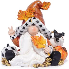 Hodao Thanksgiving Pumpkin Gnomes Decoration Handmade Swedish Tomte Gnomes Elf for Fall Day Thanksgiving Decor Gifts - Fall Thanksgiving Party Home Gnomes Decor - Thanksgiving Autumn Gifts