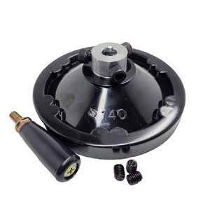 9" Ultimate Handwheel For or Less 1.25" Shaft 1 Set Used as Replacement Parts for Milling, Lathe, Drill press, Tailstock, Liquid Filling Machine, etc. Easy installation, Made in Korea.