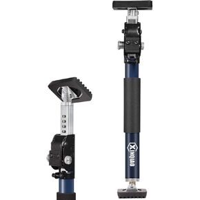 XINQIAO Adjustable Support Pole, Premium Steel Support Rod with 154 LB Capacity, Ideal for Cabinet Installing, 3rd Hand Support System, Cabinet Jacks Cargo Bars Drywalls, 63 in to 114.2 in, 1 PC