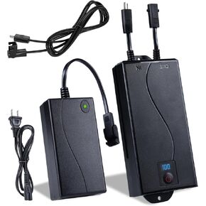 Rechargeable Battery Packs for Reclining Furniture - 2500mAh with LCD Display for Electric Recliners, Power Sofas, Lift Chairs and Couch - only Compatible with 2-Pin Connector Motion Furniture