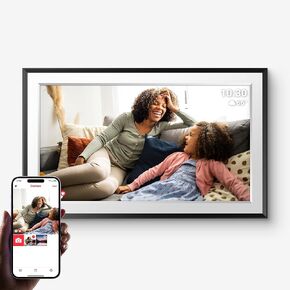 Frameo 10.1" WiFi Digital Picture Frame, 1280x800 HD IPS Touch Screen Smart Cloud Photo Frame with 32GB Memory, Auto-Rotate, Wall Mountable, Share Photos/Videos Instantly via Frameo App from Anywhere