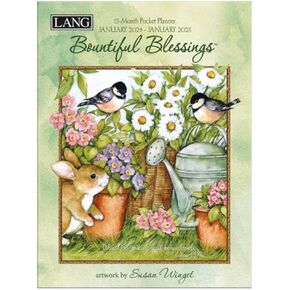 LANG Bountiful Blessings™ 2025 مخطط الجيب الشهري (25991003158)