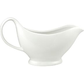 10 Strawberry Street Whittier 20 Oz Gravy Boat, White