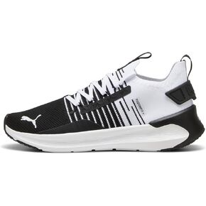 PUMA Men's SOFTRIDE Symmetry FUZION Running Shoe Sneaker, Black-Cool Dark Gray White, 13