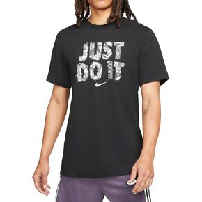 تيشيرت كرة السلة Just Do It للرجال من نايكي DD0801-010 M (أسود)، مقاس متوسط in Saudi Arabia