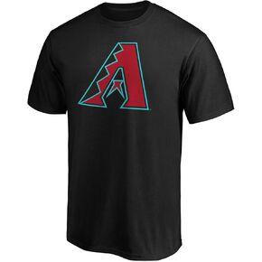 MLB Arizona Diamondbacks Black Kids Youth 8-20 Alternate Color Polyester Primary Logo Official Baseball T-Shirt