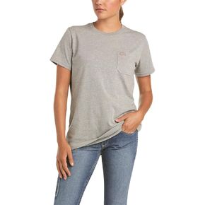 Ariat Women's Rebar Cotton Strong, Pool, 3X