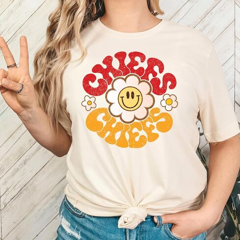 قميص Groovy Daisy School Spirit لملابس يوم اللعبة للرؤساء للبالغين والأطفال in Kuwait