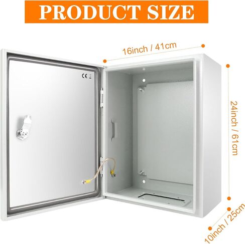 Outdoor Electrical Box 24 x 24 x 8'' Nema 4X Enclosure Waterproof Junction Box Electrical Enclosure Lockable Weatherproof Enclosure Box in Saudi Arabia