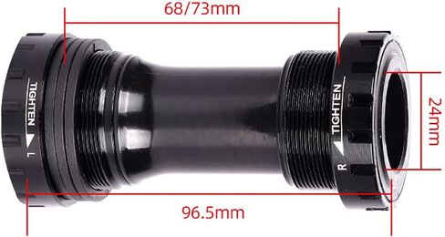 Aluminum Alloy Bicycle Bottom Bracket 68/73mm with Steel Berings BSA BB for MTB Road Bike in Saudi Arabia