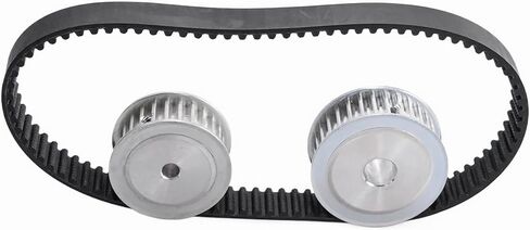600-HTD5M-15 Timing Belt, 600mm Length, 5mm Pitch, 15mm Width, Synchronous Belt, HTD5M Endless Rubber Geared-Belt, Accessory Replacement Belt, 2pcs in Saudi Arabia