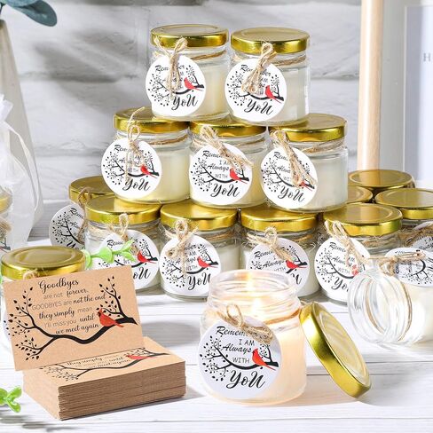 Tondiamo 20 Pcs Christmas Candle Favors Bulk Bluebell Scented Jars Candle Wooden Christmas Tree Snowflake Candle for Christmas Home Decoration Gifts in Saudi Arabia