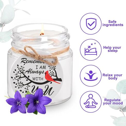 Tondiamo 20 Pcs Christmas Candle Favors Bulk Bluebell Scented Jars Candle Wooden Christmas Tree Snowflake Candle for Christmas Home Decoration Gifts in Saudi Arabia