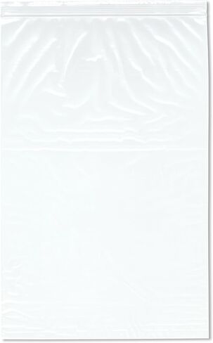 بلايمور 9 × 14 بوصة (عبوة من 100 قطعة)، أكياس بلاستيكية قابلة لإعادة الإغلاق بسحاب 2 مل in Saudi Arabia