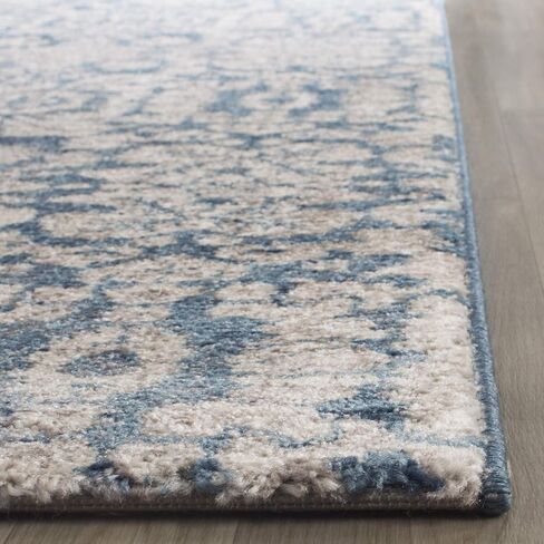 SAFAVIEH Sofia Collection 2'2" x 10' Blue / Beige SOF381C Vintage Oriental Distressed Non-Shedding Living Room Entryway Foyer Hallway Bedroom Runner Rug in Saudi Arabia