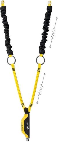 Petzl L015AA00 ملحق ممتص ورباط خلفي للتسلق، متعدد الألوان، UNI in Kuwait