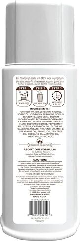 غسول الفم لتبييض الأسنان من جوروناندا أوكسيبيرست - 20 أونصة سائلة. (591 مل) نكهة النعناع البري - خالي من الكحول، غسول فم خالي من الفلورايد، يوصي طبيب الأسنان بشطف الفم بالزيوت العطرية النقية، فيتامين د وه، قديم in Kuwait