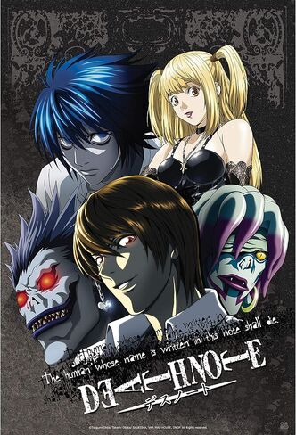 مجموعة ملصقات ABYSTYLE Death Note Boxed مقاس 15 × 20.5 تتضمن ملصقين صغيرين غير مؤطرين يتميزان بالضوء وريوك وL وميسا وريم وDeath Note Anime Manga جدار الفن لغرفة النوم والمكتب وغرفة المعيشة هدية المنزل in Saudi Arabia