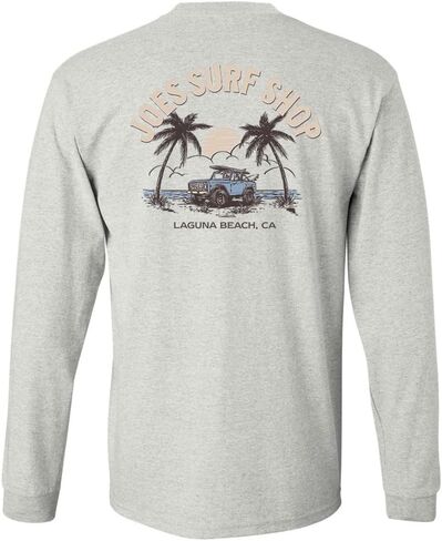 تي شيرت رجالي بأكمام طويلة وشعار Early Bird من JOES SURF SHOP in Kuwait