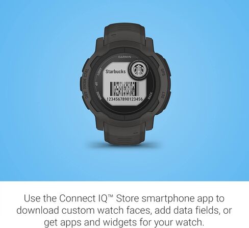 Garmin Instinct 2 الإصدار القياسي، ساعة ذكية متينة للاستخدام الخارجي مزودة بنظام تحديد المواقع العالمي (GPS)، جرافيت | مراقب معدل ضربات القلب، تطبيقات رياضية مدمجة، عمر بطارية يصل إلى 28 يومًا مع حزمة هدايا Signature Series in Kuwait