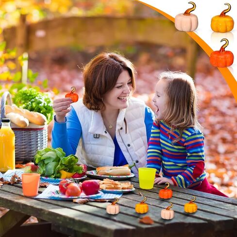 6 قطع من القرع الزجاجي الصغير المنفوخ يدويًا على شكل قرع زجاجي ديكور الخريف قرع زجاجي صغير على الطاولة زخارف زخرفية لحصاد الخريف وعيد الشكر والهالوين (التدرج البرتقالي) in Kuwait