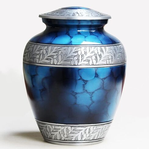 Large Funeral Cremation Urn | Human Ashes Cremation Urn | Symbol of Christianity | Affordable Adult Urn | Jesus Cross in Kuwait