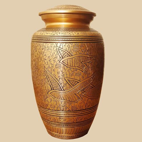 Large Funeral Cremation Urn | Human Ashes Cremation Urn | Symbol of Christianity | Affordable Adult Urn | Jesus Cross in Kuwait