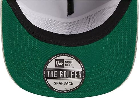 قبعة New Era Brooklyn Nets The Golfer Corduroy Snapback، قبعة قابلة للتعديل باللون الرمادي in Saudi Arabia