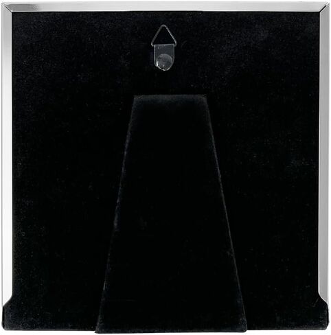 Isaac Jacobs 7x9 (Matted 5x7) Silver Metal Picture Frame, Triple Matted Classic Metal Photo Frame Made For Tabletop & Hanging Display, Photo Gallery and Wall Art (7x9 (Matted 5x7), Silver) in Kuwait