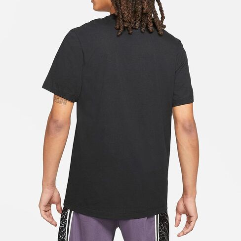 Nike "Just Do It Men's Basketball T-Shirt DD0801-010 M (Black), Medium in Saudi Arabia
